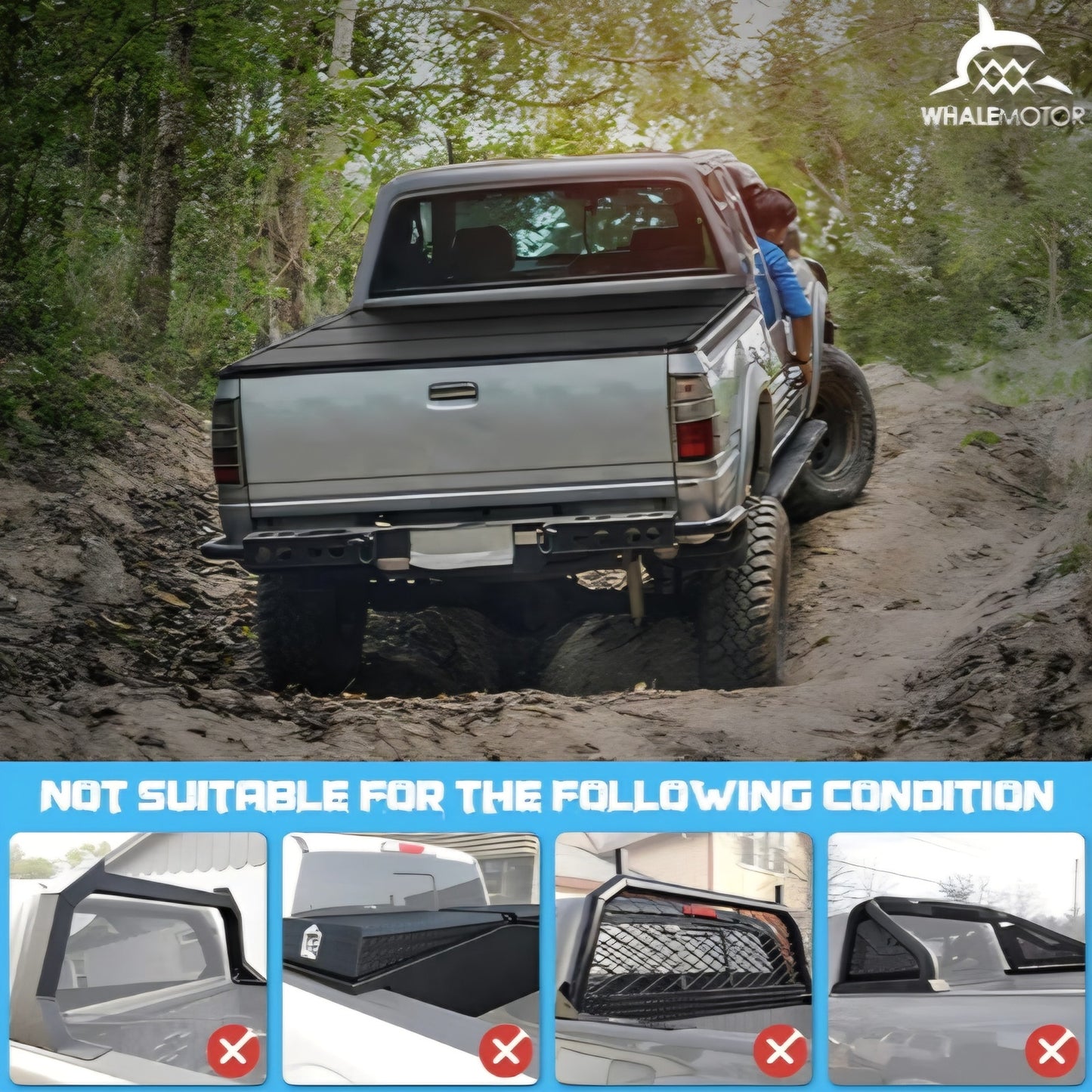 Hard Folding Truck Bed Tonneau Cover Compatiable with Chevy Silverado & GMC Sierra 1500(2007-2026)