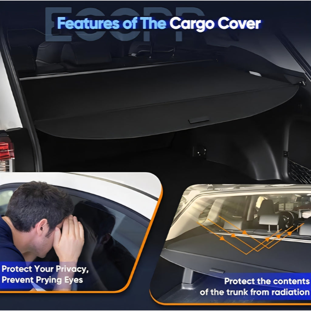 ECCPP Retractable Cargo Cover Fit 2021-2023 for Hyundai for Santa Fe 1.6L Trunk Privacy Screen