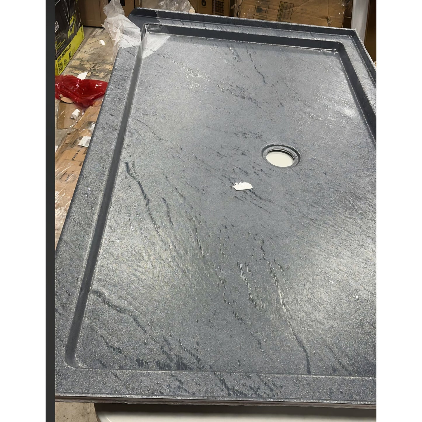 Shower base DreamLine SlimLine 36 inch D x 60 inch W x 2 3/4 inch H Center Drain Single Threshold