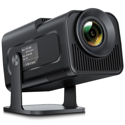 Portable Projector, HY320 Mini Projector with WiFi and Bluetooth, Support 4K 1080P with Dual-Band
