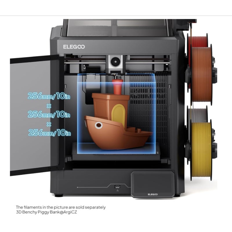 ELEGOO Centauri Carbon 2 Combo 3D Printer, Multicolor Printing