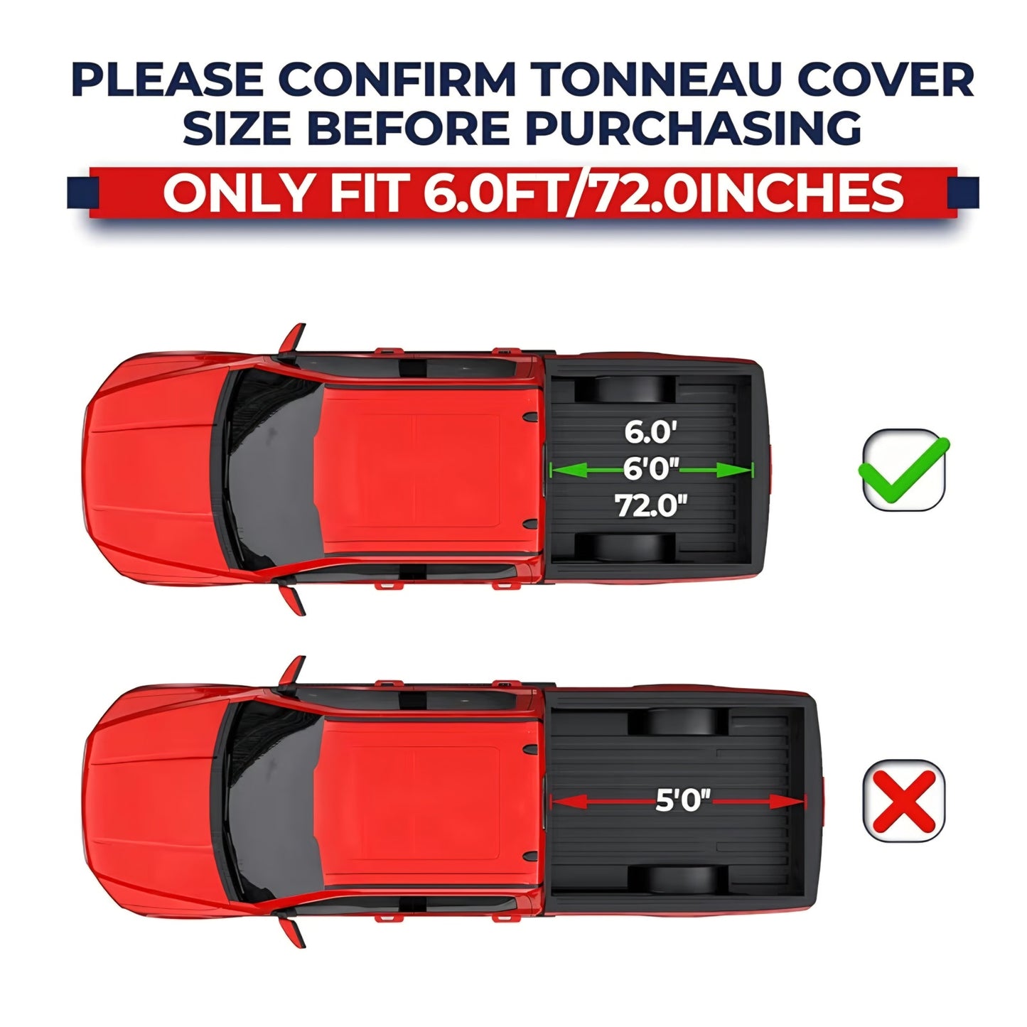 MOSTPLUS Roll-Up Soft Vinyl Truck Bed Tonneau Cover Compatible for 1993-2011 Ford Ranger