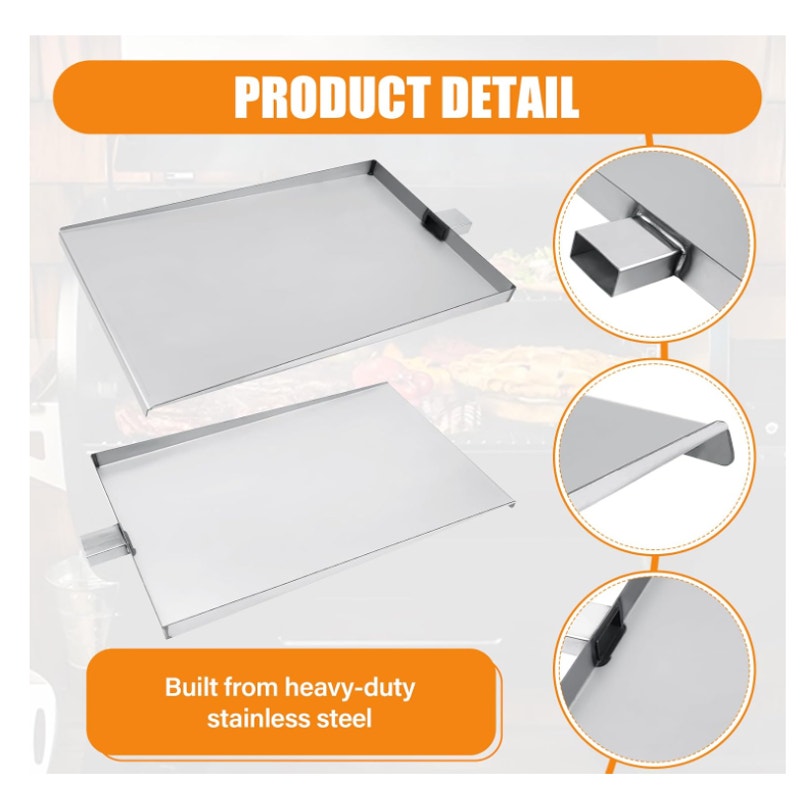 Drip Tray Heat Baffle Replacement for Traeger Tailgater 20, Junior Elite 20