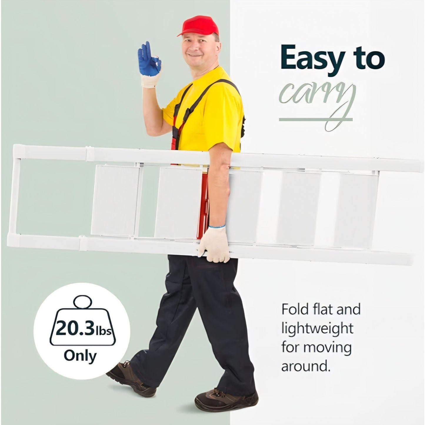 5 Step Ladder, Ladders for Home, Anti-Slip Pedals, Step Stool Foldable