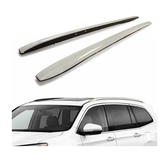 Roof Rack Side Rail Compatible with 2016-2022 Honda Pilot Silvery