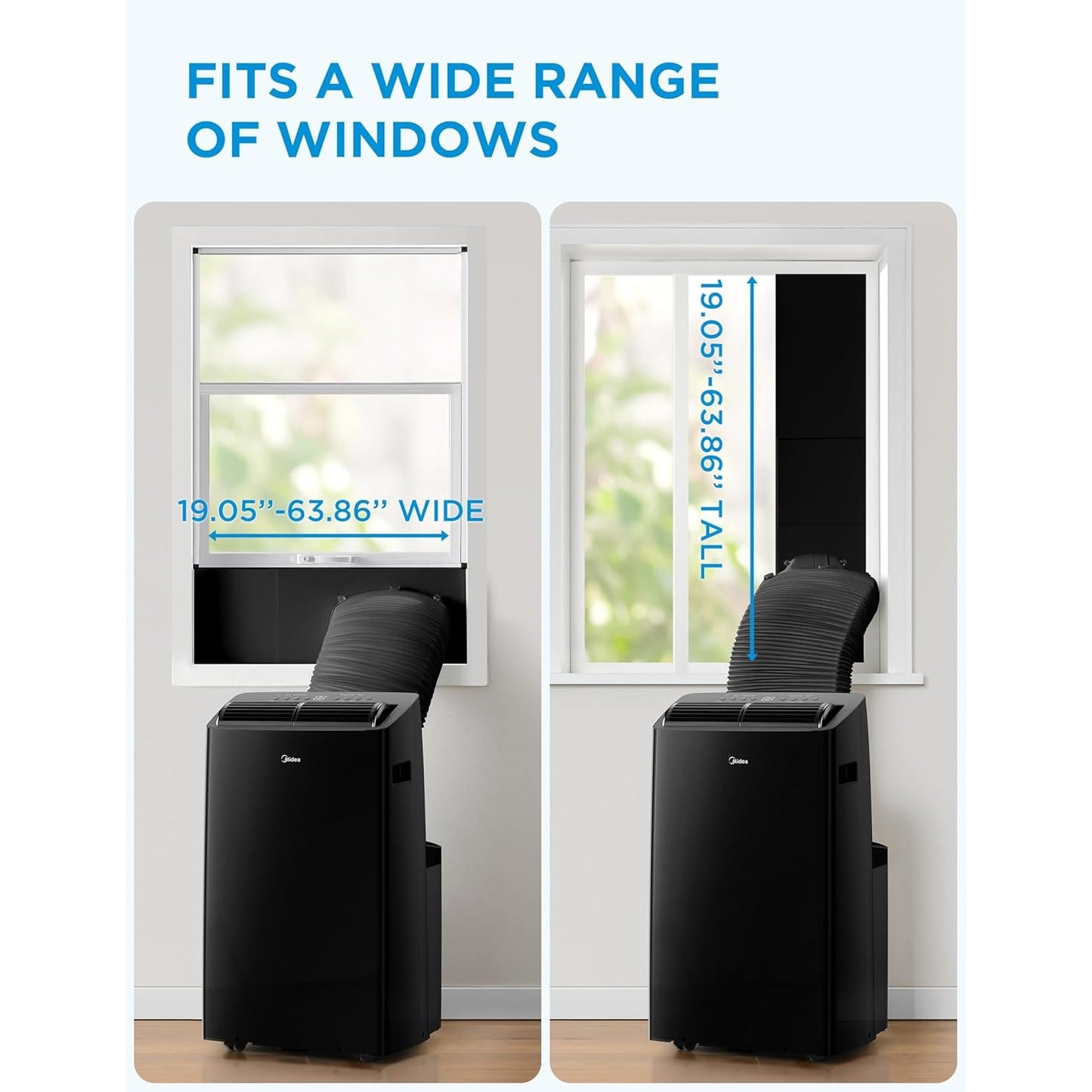 Midea Duo 14,000 BTU (12,000 BTU SACC) High Efficiency Inverter Ultra Quiet Portable Air Conditioner