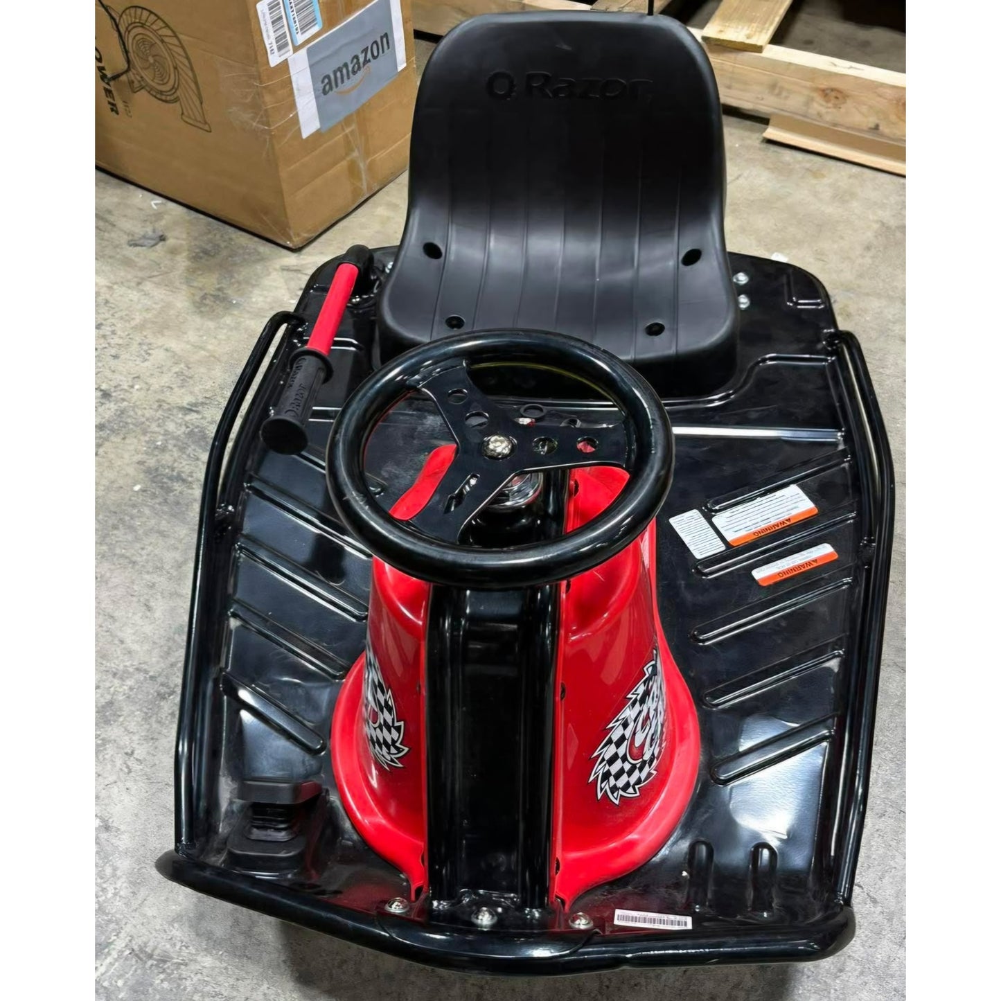 Razor Crazy Cart Sport - 24V Electric Drifting Go Kart, Variable Speed, Up to 12 mph