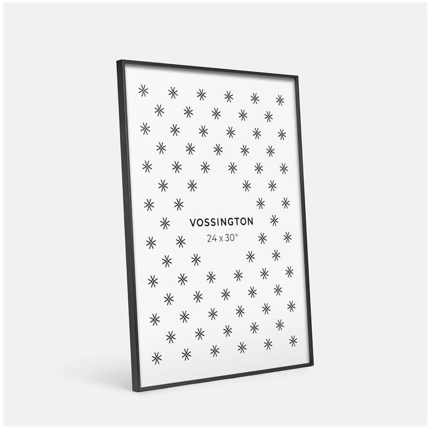 24x30 Frame Black - Exclusive Thin 24 x 30 Black Poster Frame For Wall - Aluminum Metal - Fits One 2