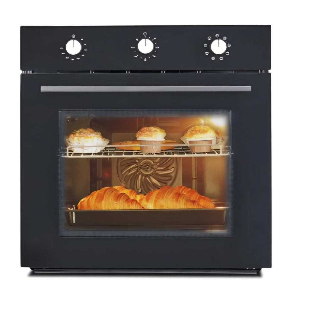 24Inch Built-in Electric Single Wall Oven2.5 Cu.ft Stainless Steel Convection Oven with 8 Functions