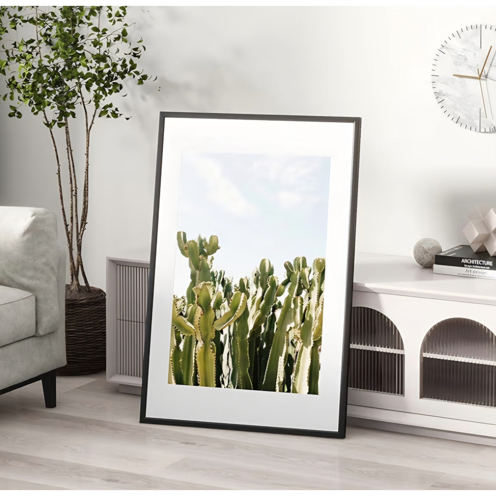 24x30 inch Metal Poster Frame - 24 x 30 Thin Aluminum Picture Frames Matted for 18x24 Photos