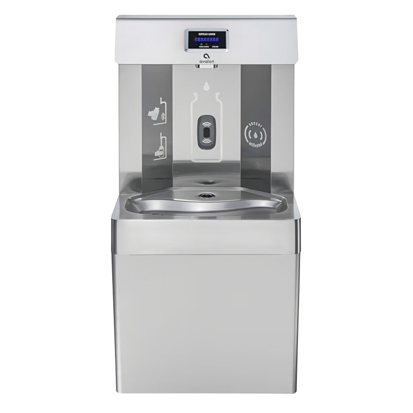 Avalon Wall Mounted Water Fountain with Bottle Filling Station, High Capacity Cooling,