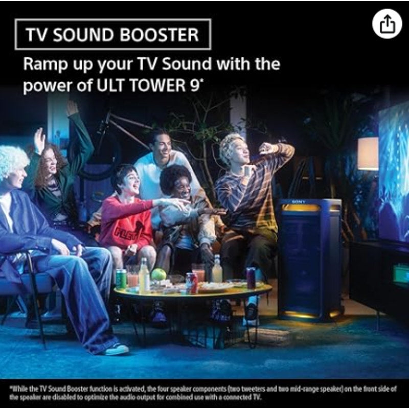 Sony ULT Tower 9AC Bluetooth Karaoke Party Speaker