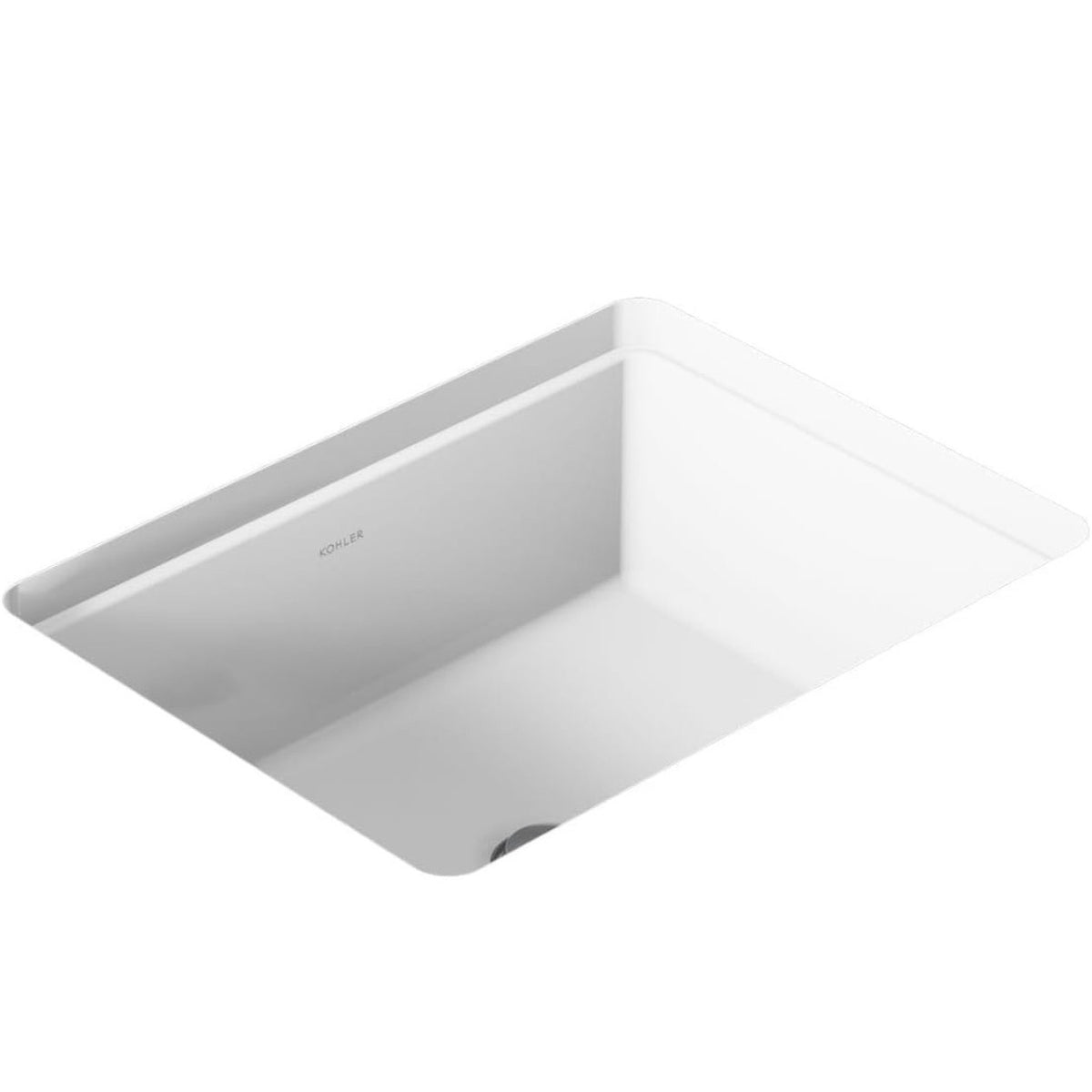 KOHLER Verticyl 17" Undermount Bathroom Vanity Sink, white