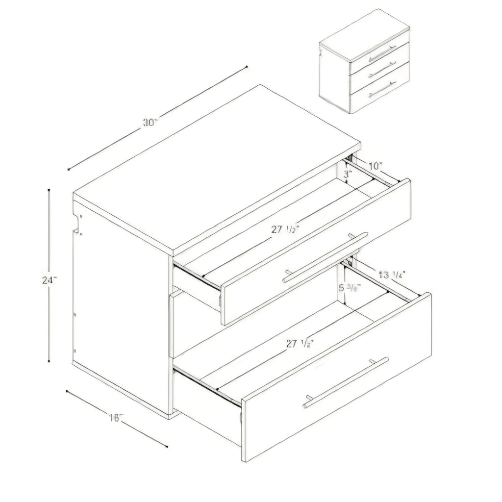 Wall-mounted Composite wood Garage Cabinet in 30-in W x 24-in H x 16-in
