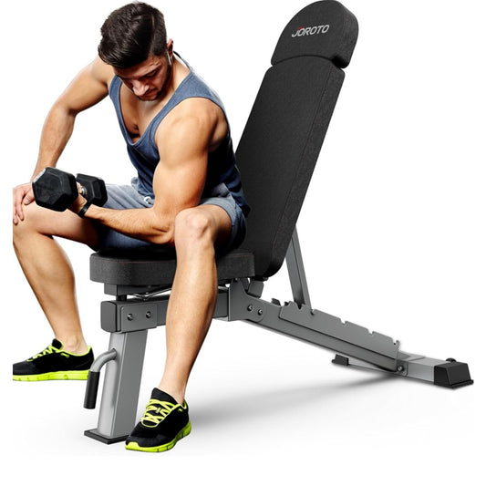 JOROTO Weight Bench, 1700LB Adjustable Workout Bench Press, Strength Training Benches for Home Gym