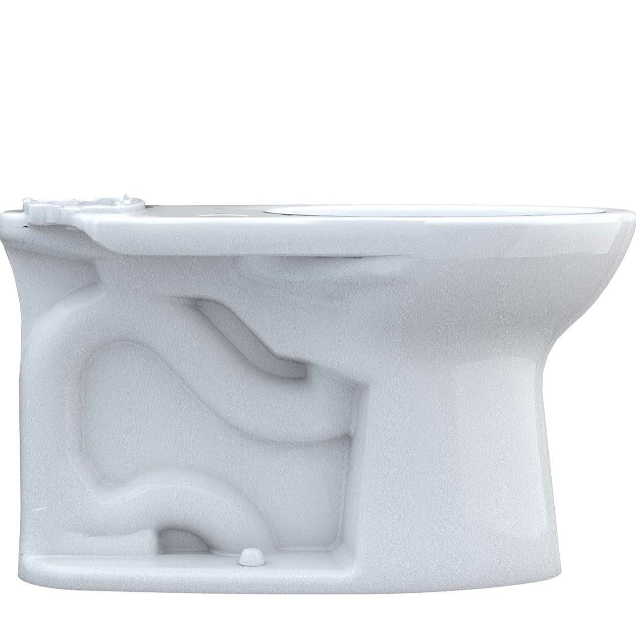 TOTO Drake Elongated Universal Height TORNADO FLUSH Toilet Bowl with 10 Inch Rough
