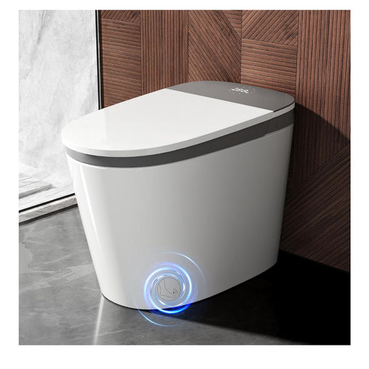 Smart Bidet Toilet, Auto Open/Close Lid, Auto Flush, Built in Tank with Boost Pump