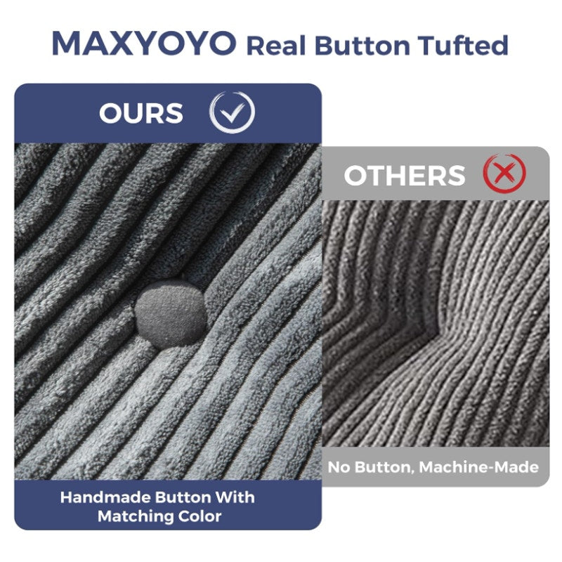 MAXYOYO Folding Sofa Bed, Convertible Chair Bed with Pillow