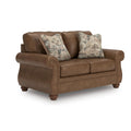 Signature Design by Ashley Shadsburne Rustic Faux Leather Loveseat