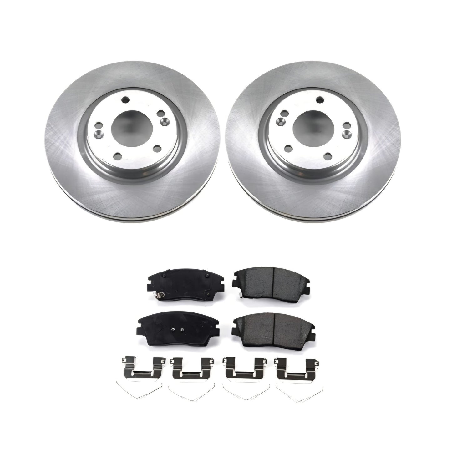 Power Stop KOE7355 Autospecialty Front Replacement Brake Kit-OE Brake Rotors & Ceramic Brake Pads
