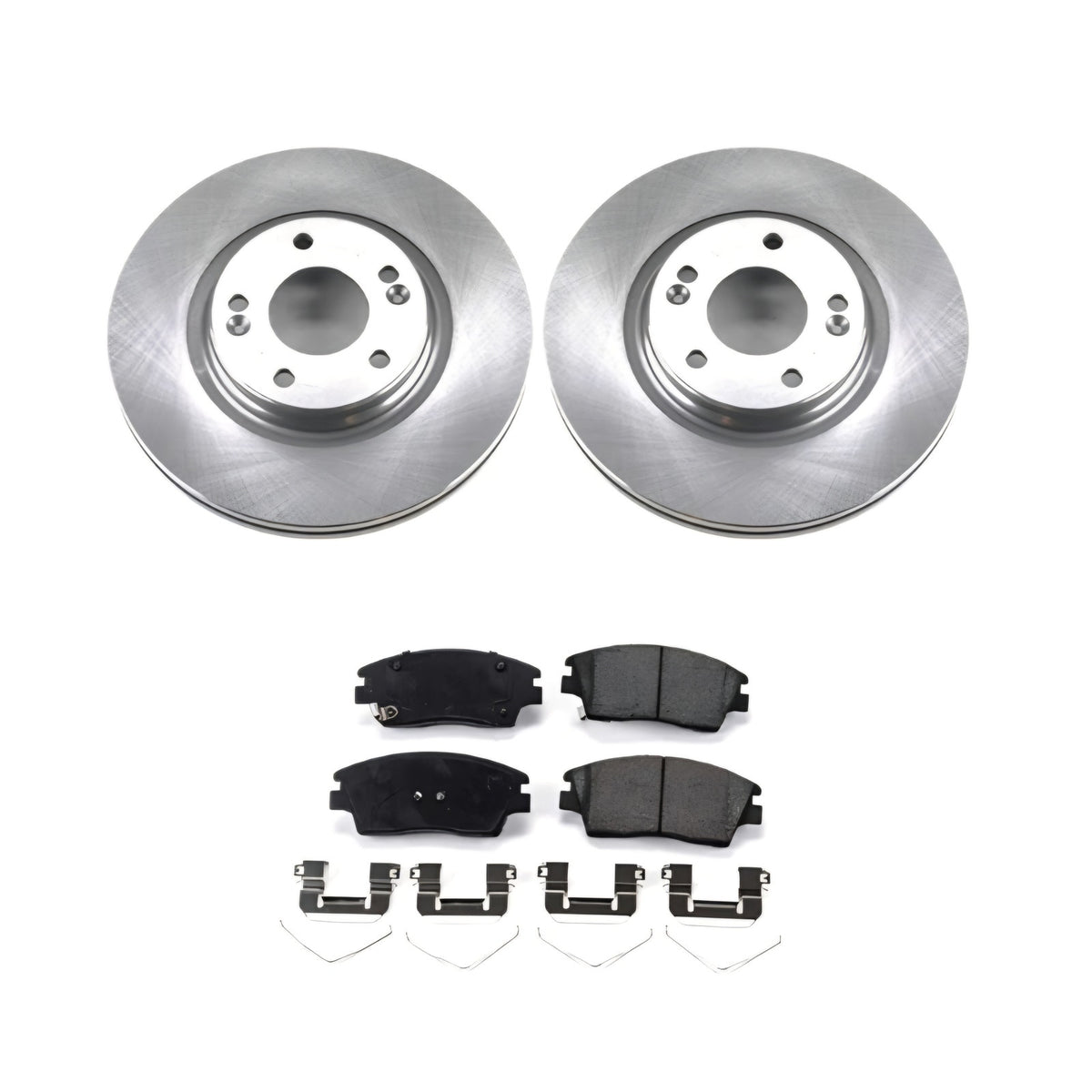 Power Stop KOE7355 Autospecialty Front Replacement Brake Kit-OE Brake Rotors & Ceramic Brake Pads