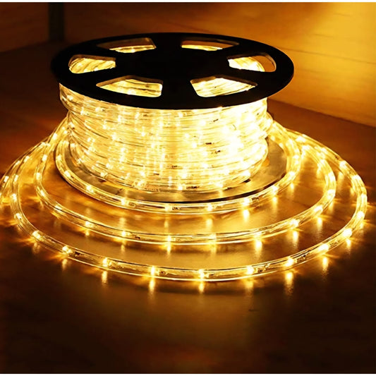 (New) 100FT Rope Lights Outdoor, 720 LED Waterproof Rope Lights, LED Connectable Flexible TubeLight