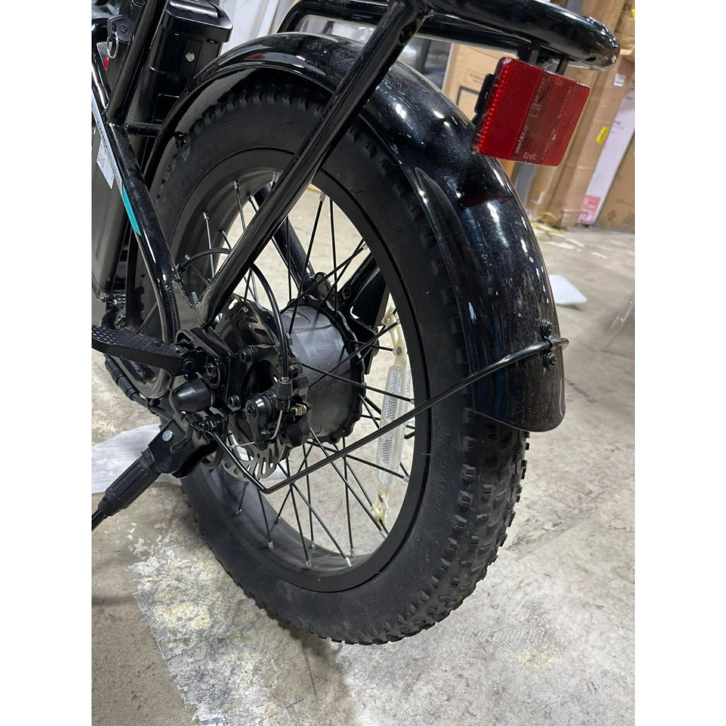 Peak 500W/800W/1200W Electric Scooter with Seat, 20" Fat Tire Electric Bike with 48V