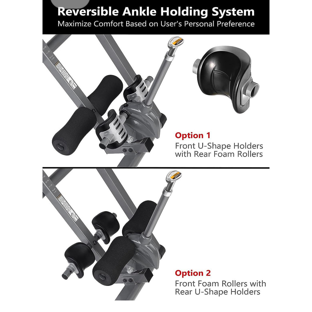 Innova Inversion Table with Adjustable Headrest, Reversible Ankle Holders
