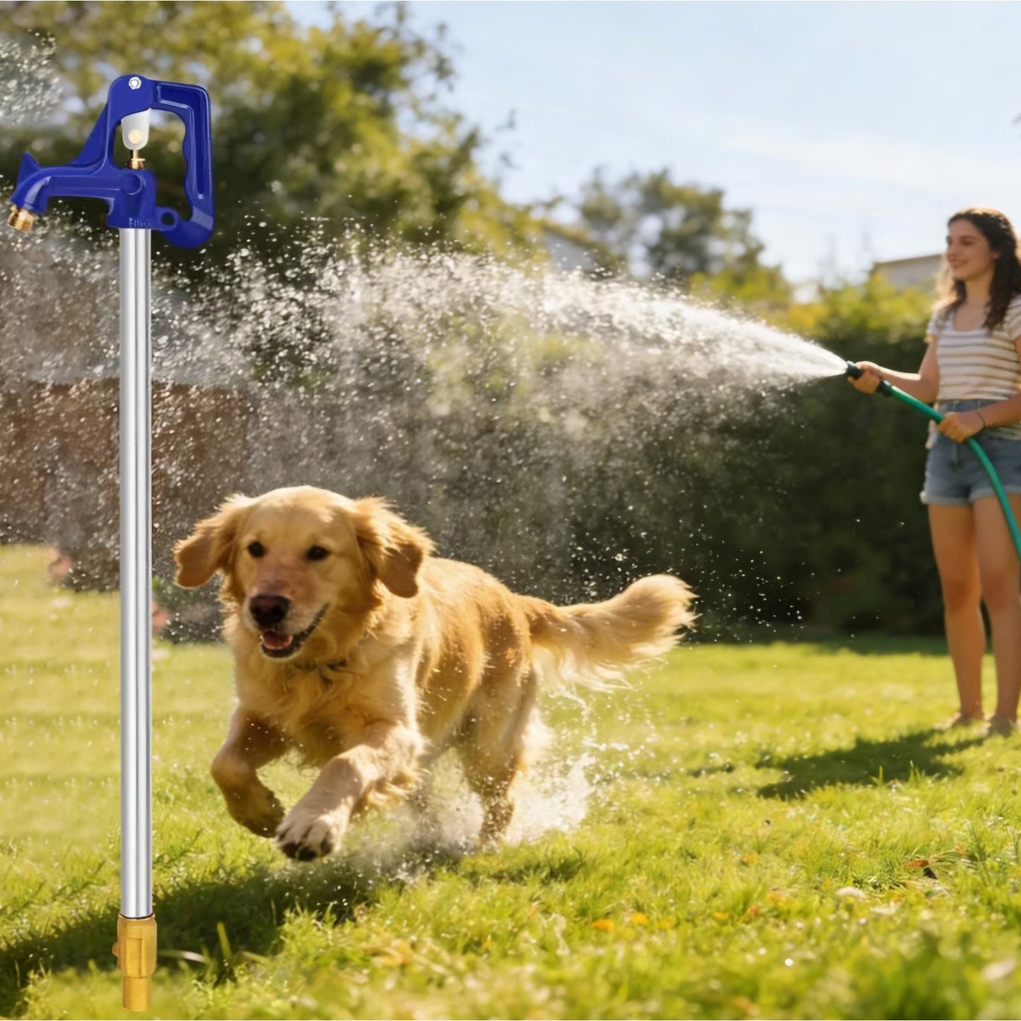 5.25FT Frost-Free Yard Hydrant, Freezeless Frost Proof Hydrant,Total Length 5.25ft, 36" Bury Depth