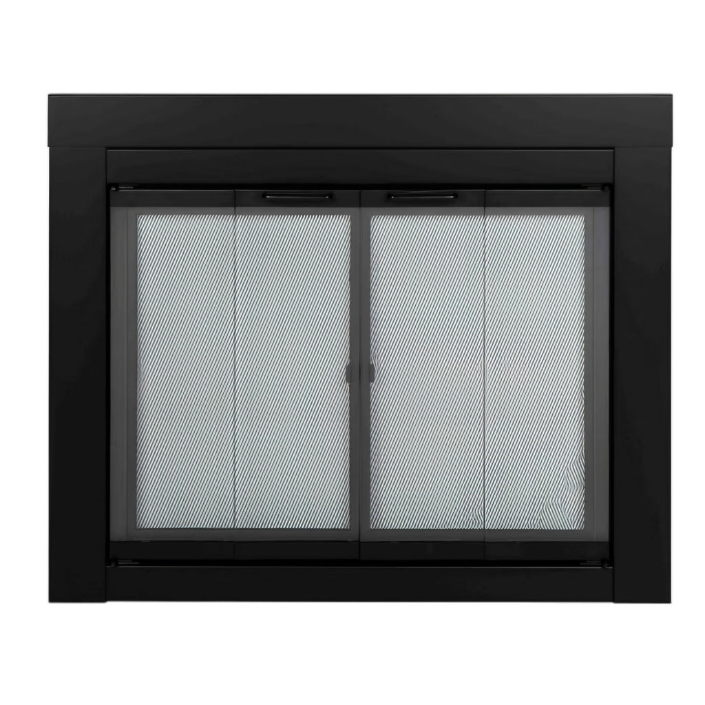 Pleasant Hearth AT-1001 1111 fireplace screen, Black Medium