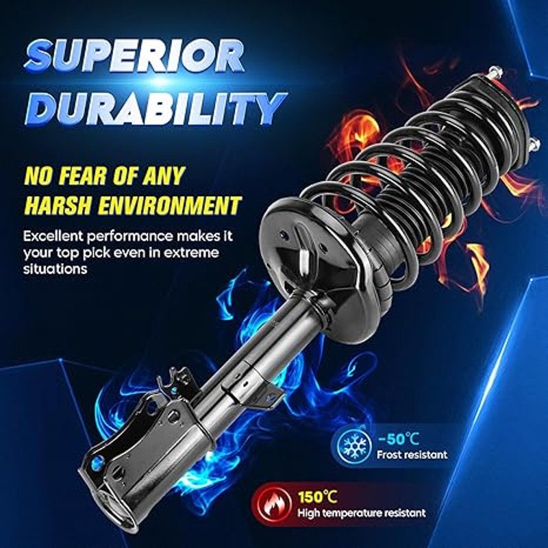 Rear Strut Shock Assembly w/Coil Spring.Toyota Camry 1997-2001,Solara 1999-2003, Left & Right, 2PCS
