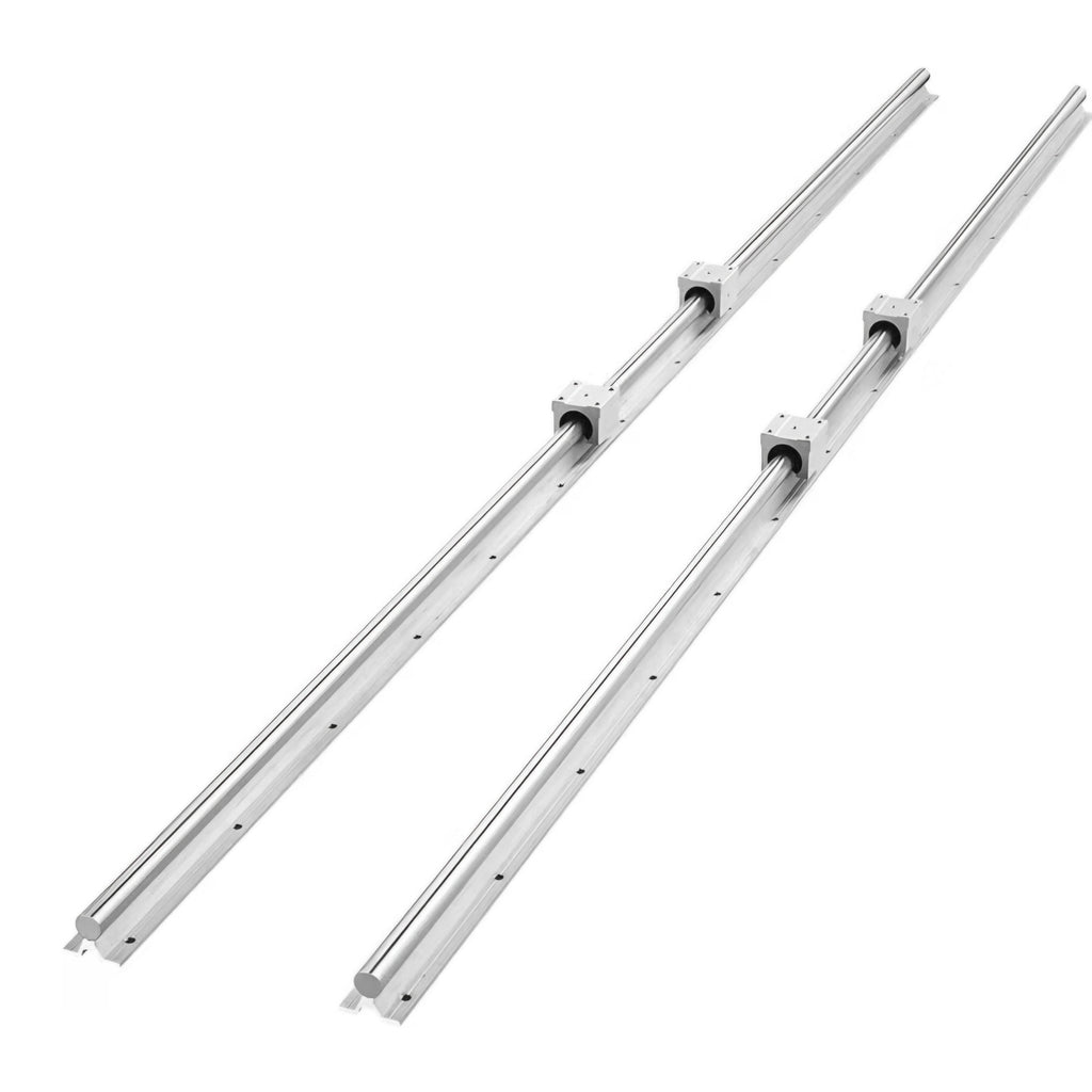VEVOR Linear Rail Kit, SBR20, 2Pcs 2000 mm (78.74 inch) Linear Motion Guide Rails and 4Pcs