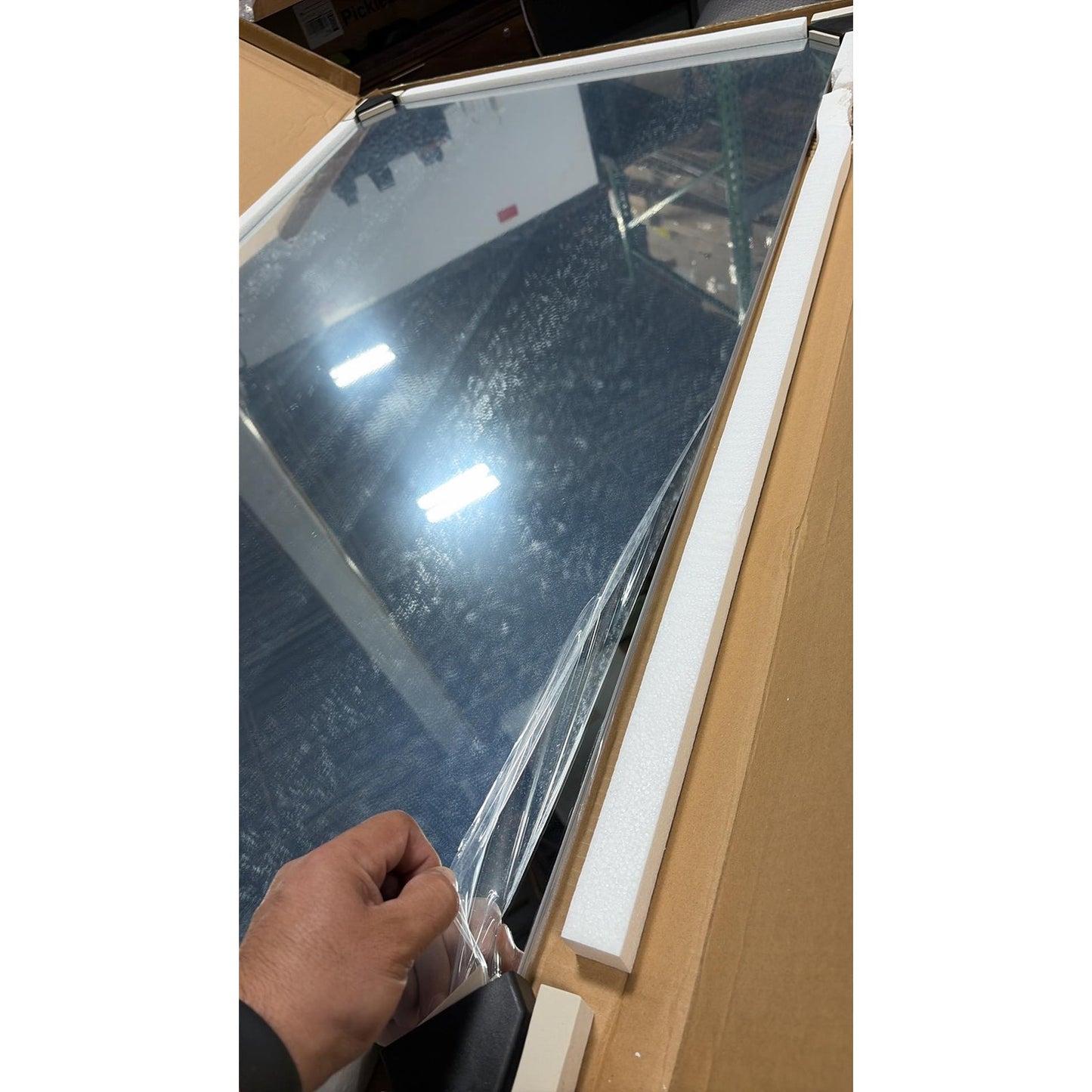 LOAAO Gym Mirror, 47.24"x29.53"-3 PCS for Gym, Flexible Combination, Tempered Glass, Yoga Room