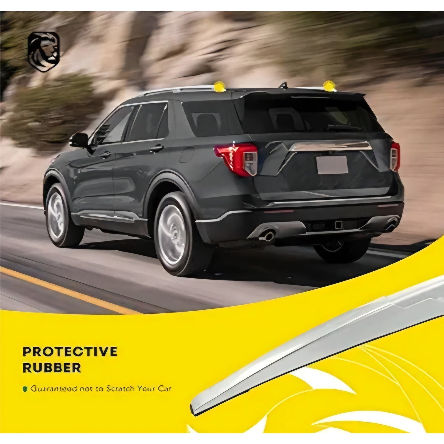 YHTAUTO Car Roof Rack Side Rails Compatible with Toyota Highlander 2014-2019, 165 Lbs Aluminum