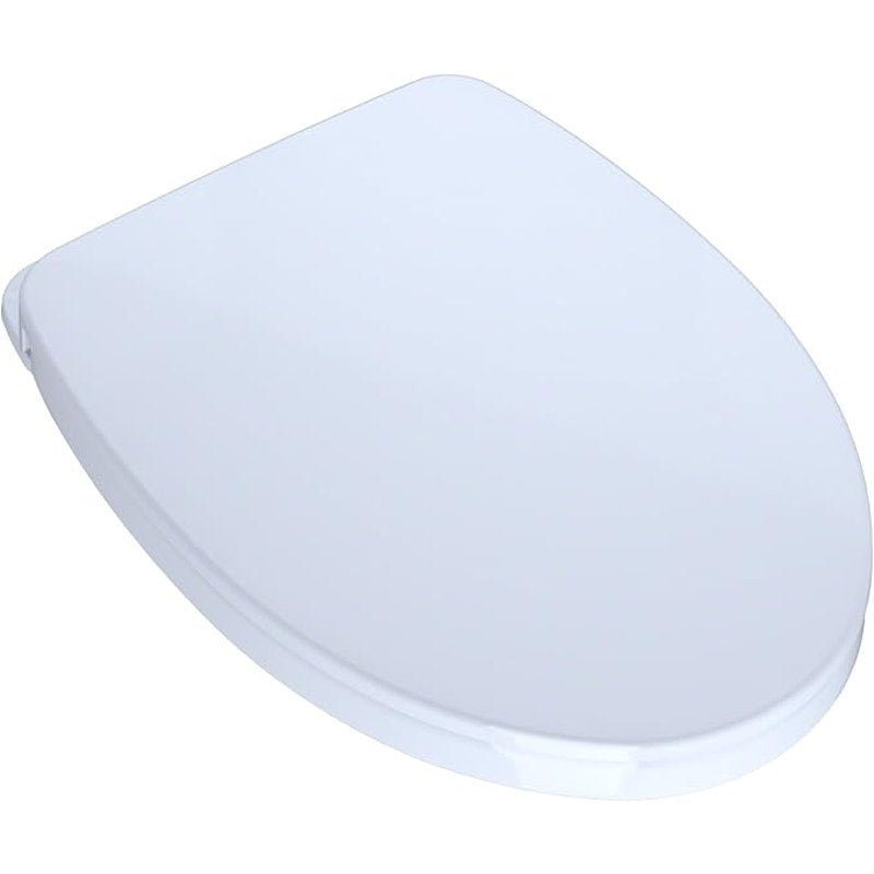 TOTO SoftClose Slow Close Elongated Toilet Seat and Lid, Cotton White - SS124#01. 	Polypropylene