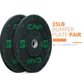 25 Lb CAP Barbell Rubber Olympic Bumper Plate