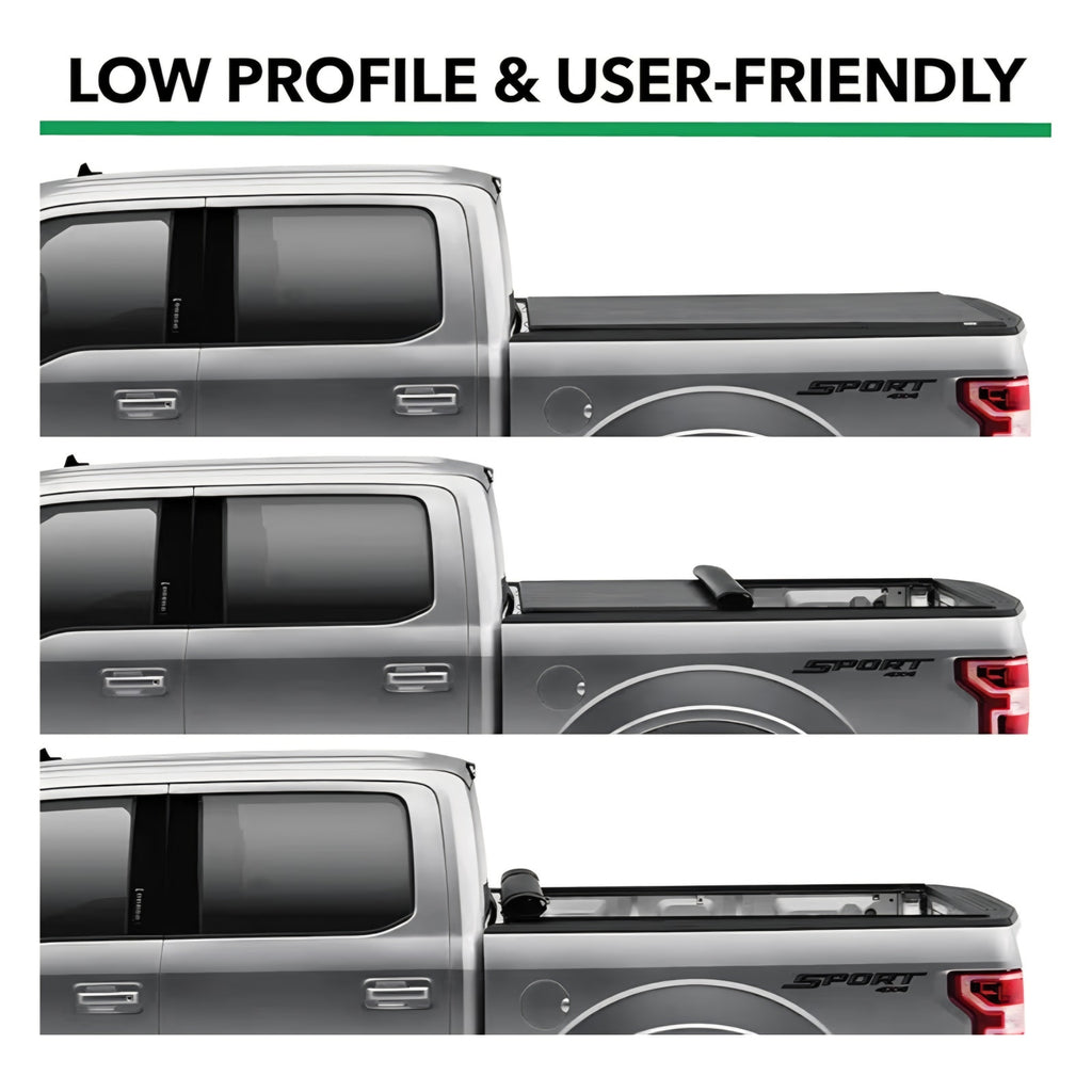 Gator ETX Soft Roll Up Truck Bed Tonneau Cover | 53306 | Fits 2004 - 2014 Ford F-150 5' 7" Bed (67"