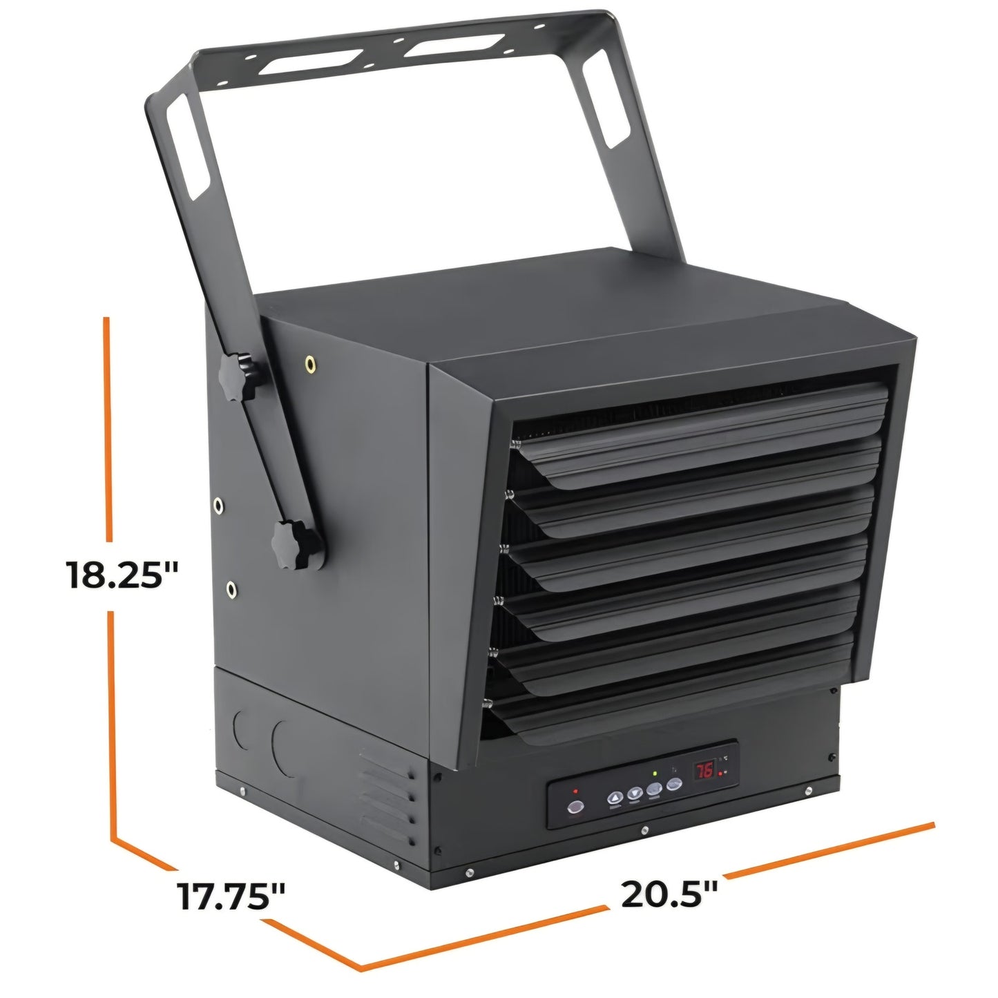 Comfort Zone 10,00W Hard-Wired Garage Heater – Industrial & Commercial Ceiling Mount