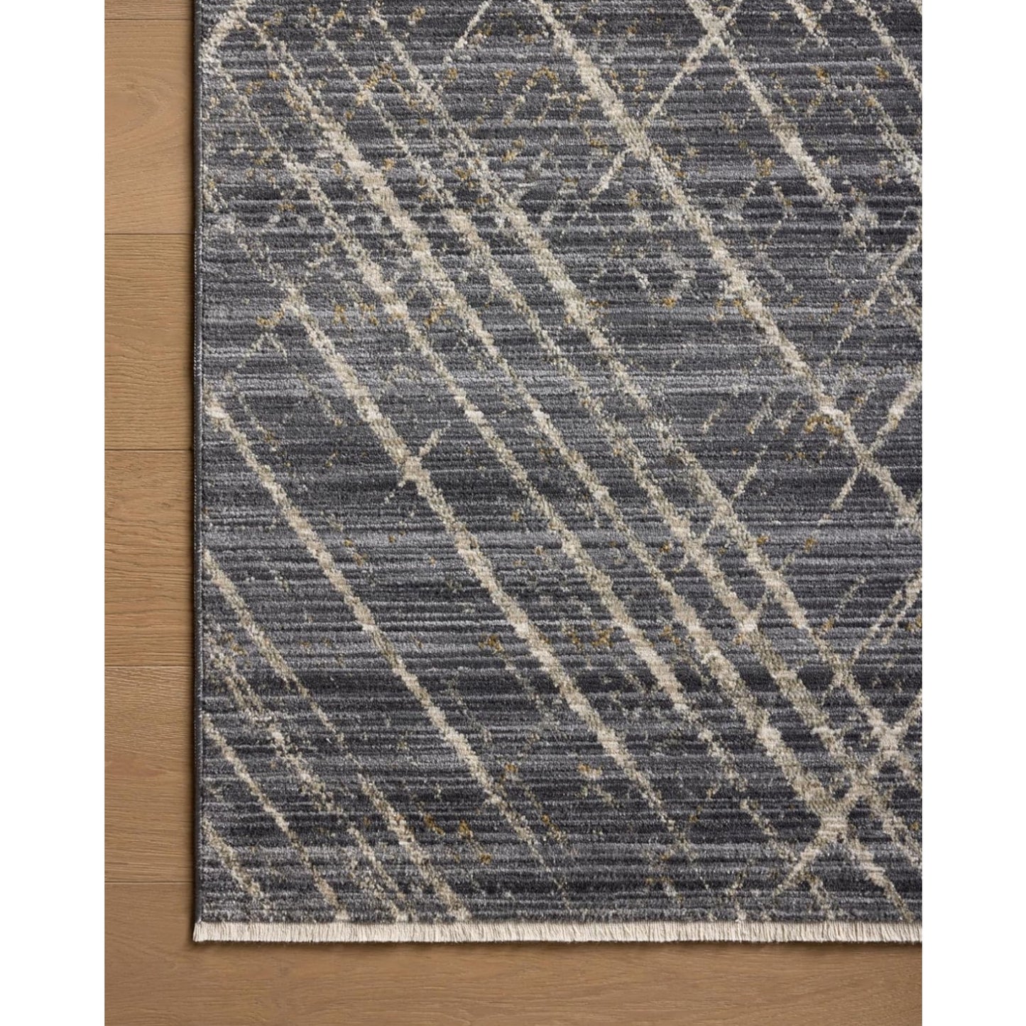 Loloi II Wade Collection WAE-04 Midnight/Beige 7'-10" x 10' Area Rug