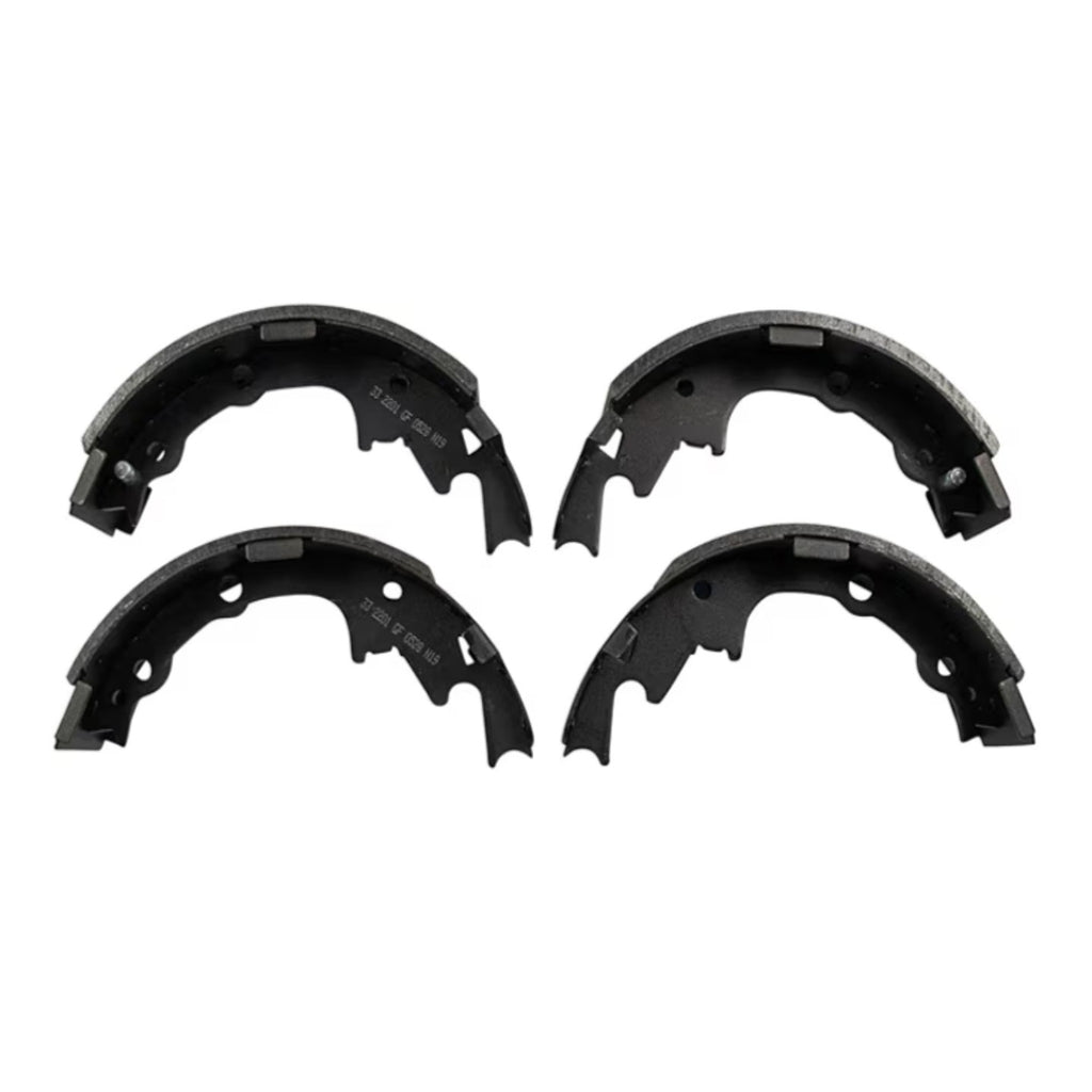 TRQ Rear Brake Shoes Compatible with 2001-2006 Jeep Wrangler