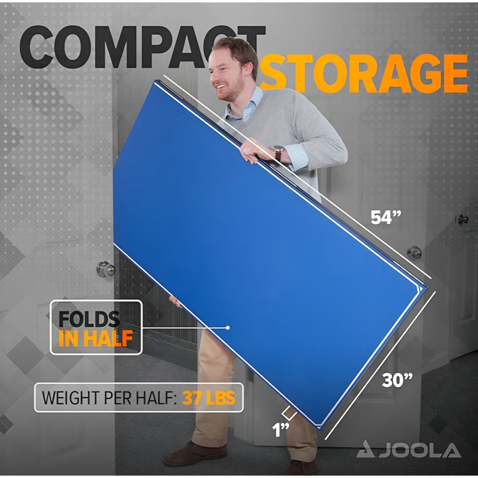 JOOLA Ping Pong Conversion Top with Net Set for Billiard and Pool Tables - Regulation Top Converts Billiards into Ping Pong Table