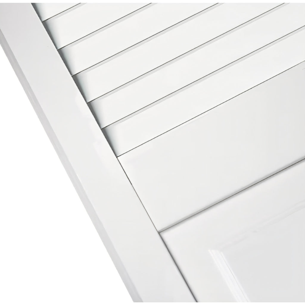 Kimberly Bay Closet Door, Bi-Fold, Traditional Louver-Panel Solid Core Unfinished (80 Inch x 36 Inc