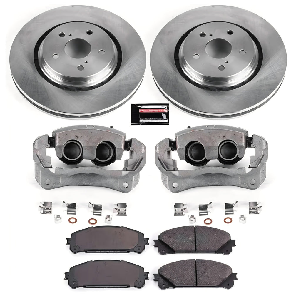 PowerStop Front Brake & Caliper Kit For Lexus RX350 2016-18 | Lexus RX450h 2016-21