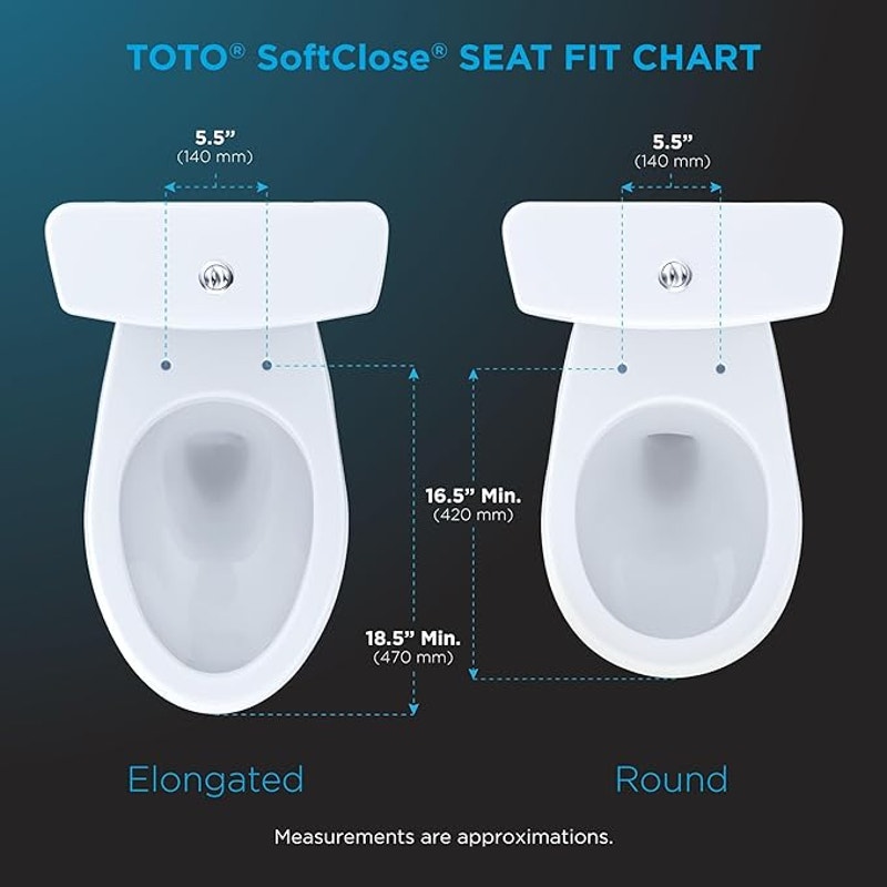 TOTO SoftClose Slow Close Elongated Toilet Seat and Lid, Cotton White - SS124#01. 	Polypropylene