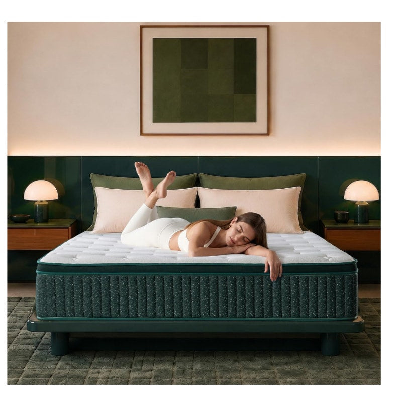 King Size Mattress, 12 Inch King Mattress in a Box, Cooling Gel Memory Foam Hybrid Mattress