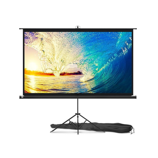 PropVue Projector Screen with Stand 84" - Indoor & Outdoor Projection Screen for Movie