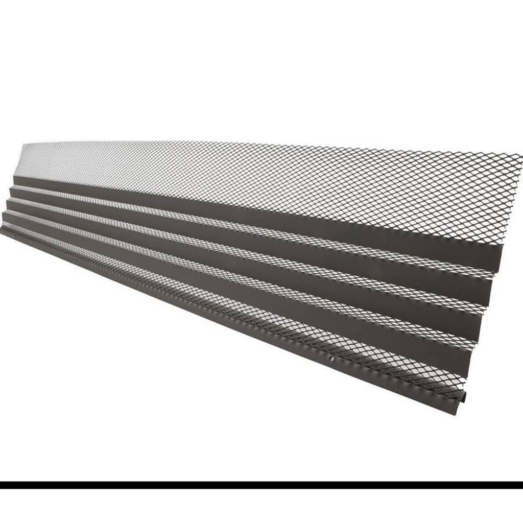 Amerimax Home Products 638010 Hoover Dam Gutter Guard, Dark Gray, 10 Count (Pack of 1)