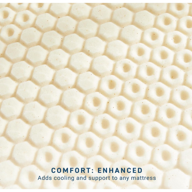 MOLECULE Topper Cal King  3" CopperWELL Cooling Gel Infused Memory Foam Mattress