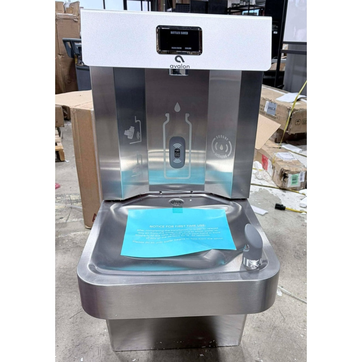 Avalon Wall Mounted Water Fountain with Bottle Filling Station, High Capacity Cooling,