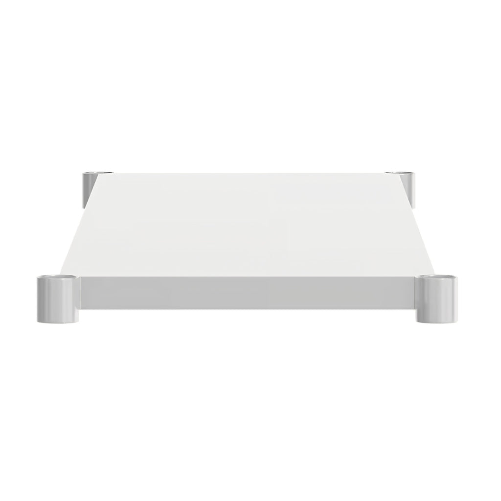Woodford Galvanized Under Shelf for Prep and Work Tables - Adjustable Lower Shelf for 16" x 65.4"